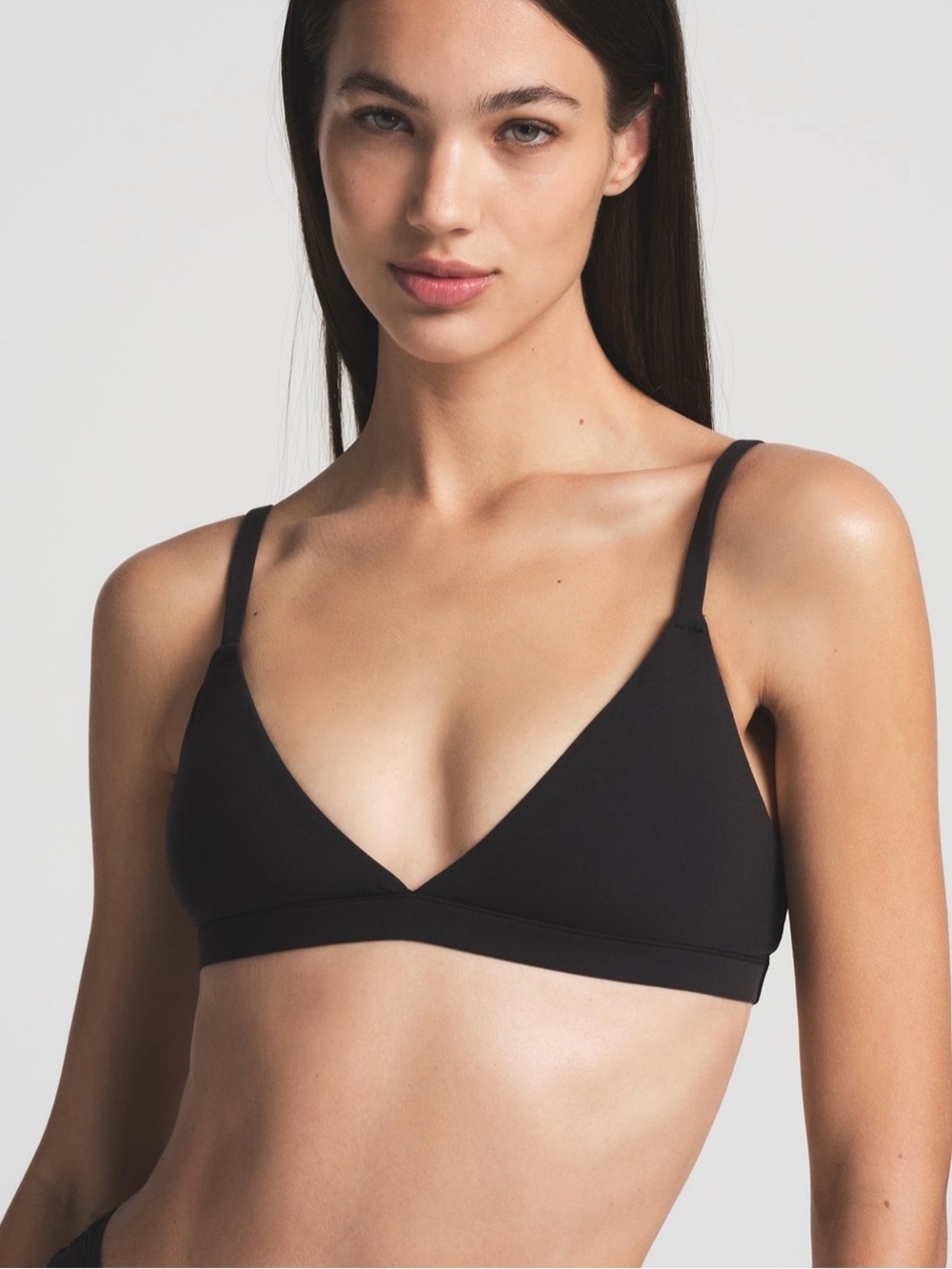 SKIMS FITS EVERYBODY
Triangle Bralette Onyx XL NWOT